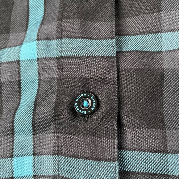 DIXXON Union Square long sleeve button down Women’s M Flannel - Picture 4 of 12